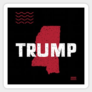 Trump Mississippi 2020 - Red Wave, Red State Sticker